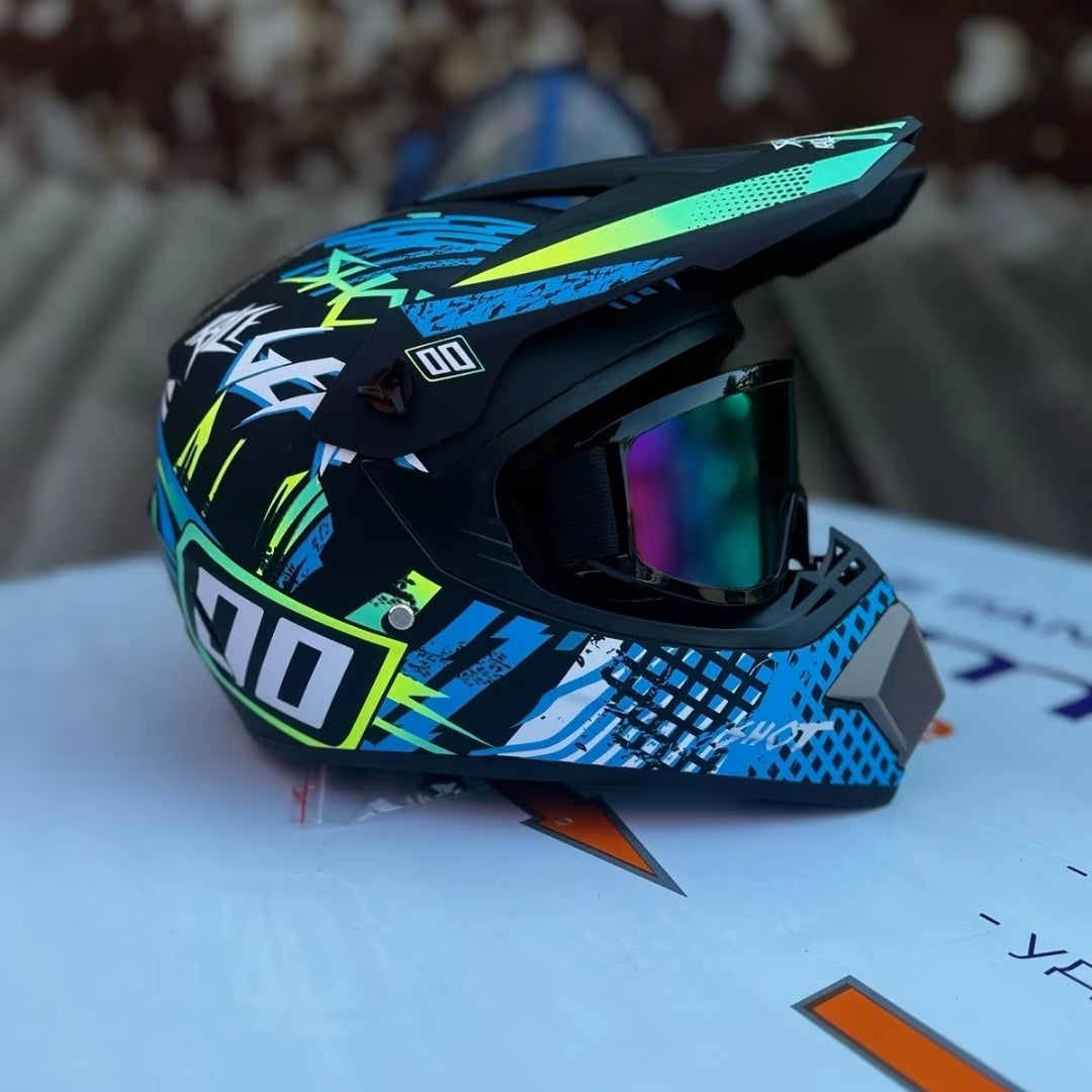 Motorcycle off-road helmet bike downhill