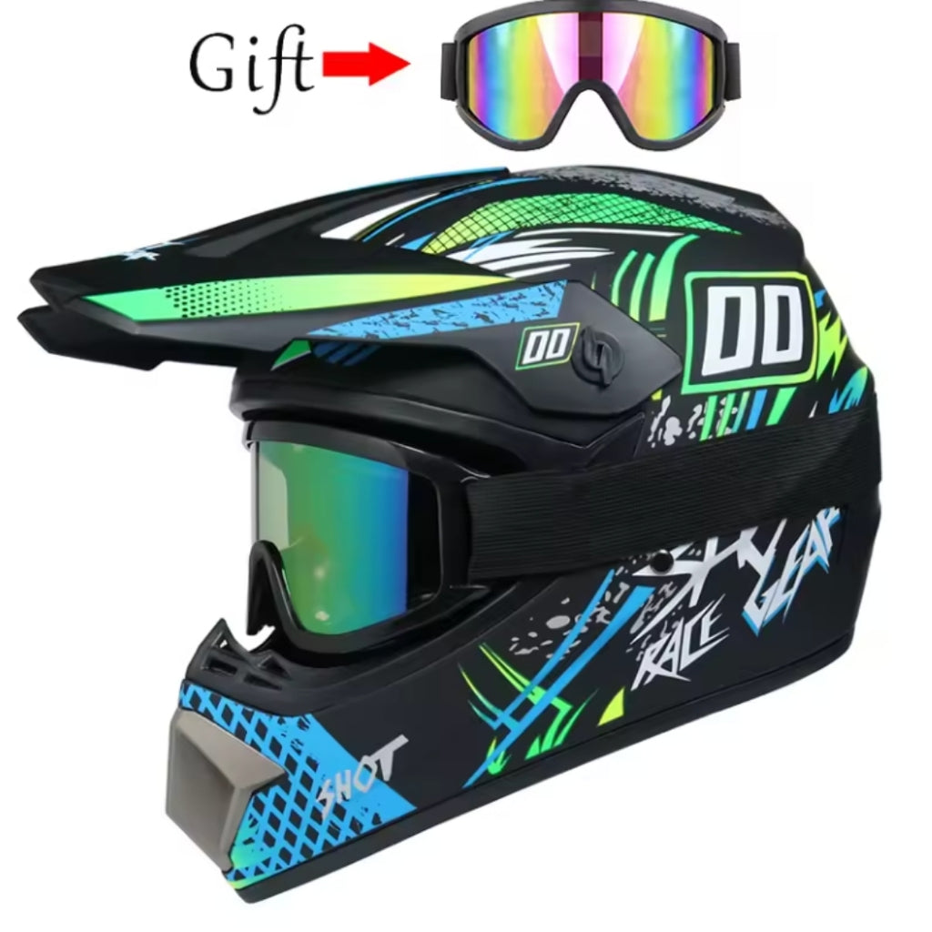 Motorcycle off-road helmet bike downhill