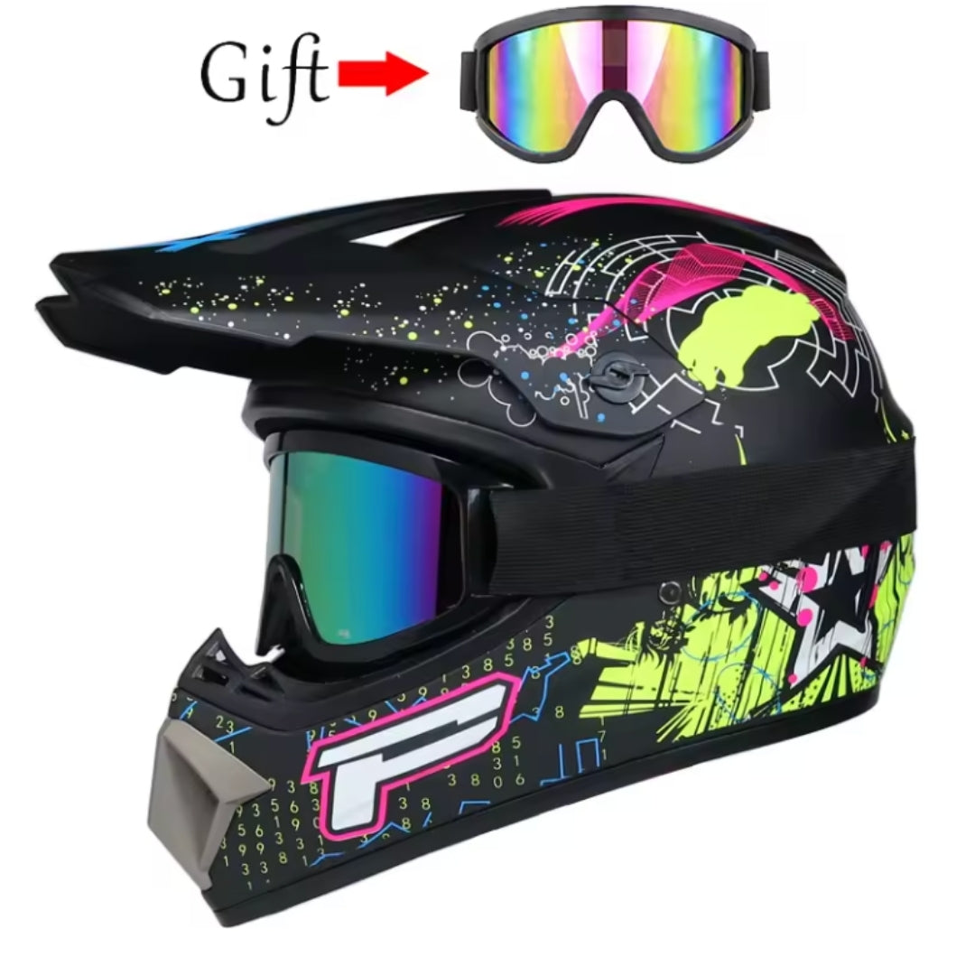Motorcycle off-road helmet bike downhill