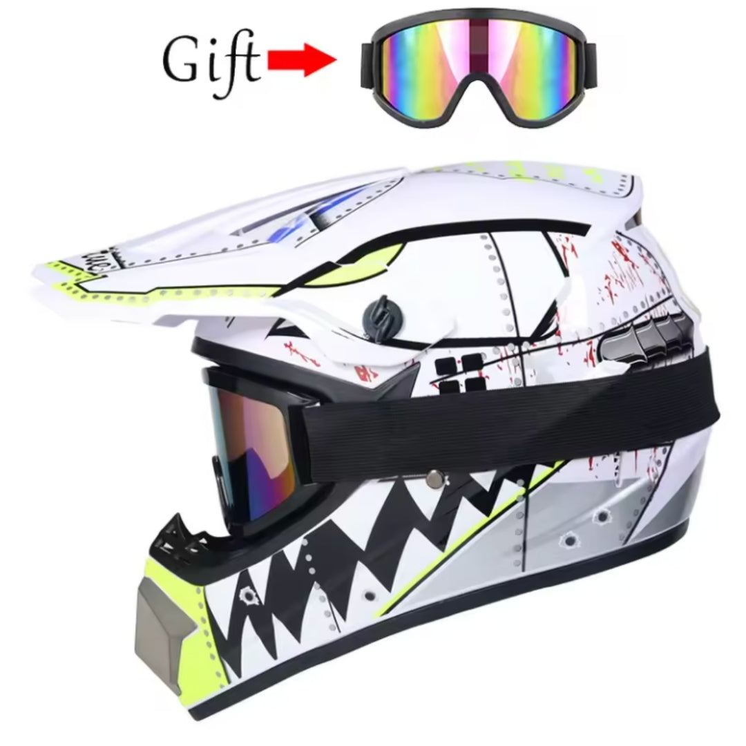 Motorcycle off-road helmet bike downhill