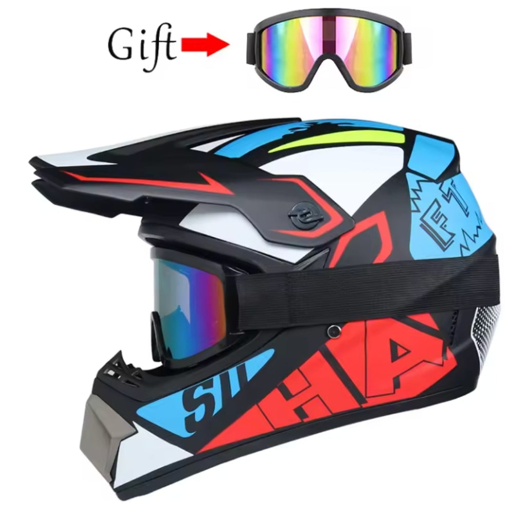 Motorcycle off-road helmet bike downhill