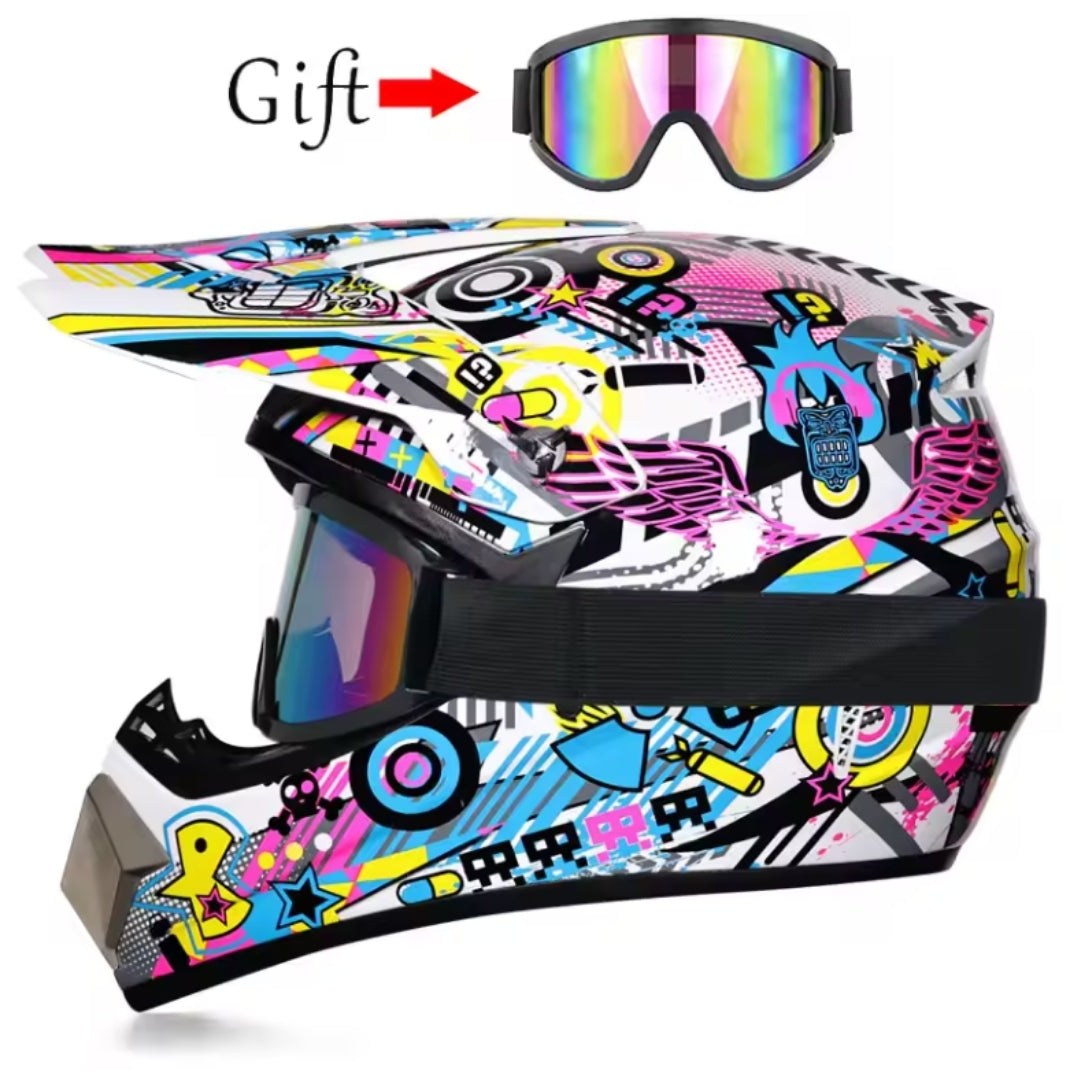 Motorcycle off-road helmet bike downhill