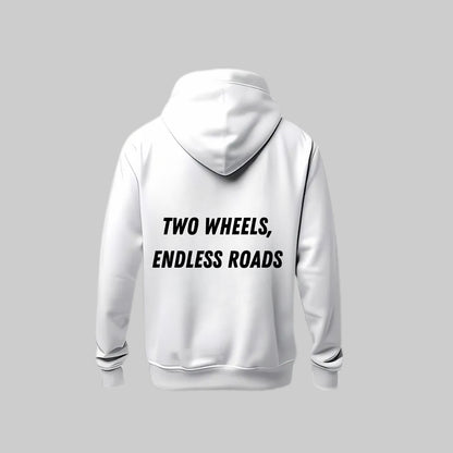 Two Wheels, Endless Roads Hoodie