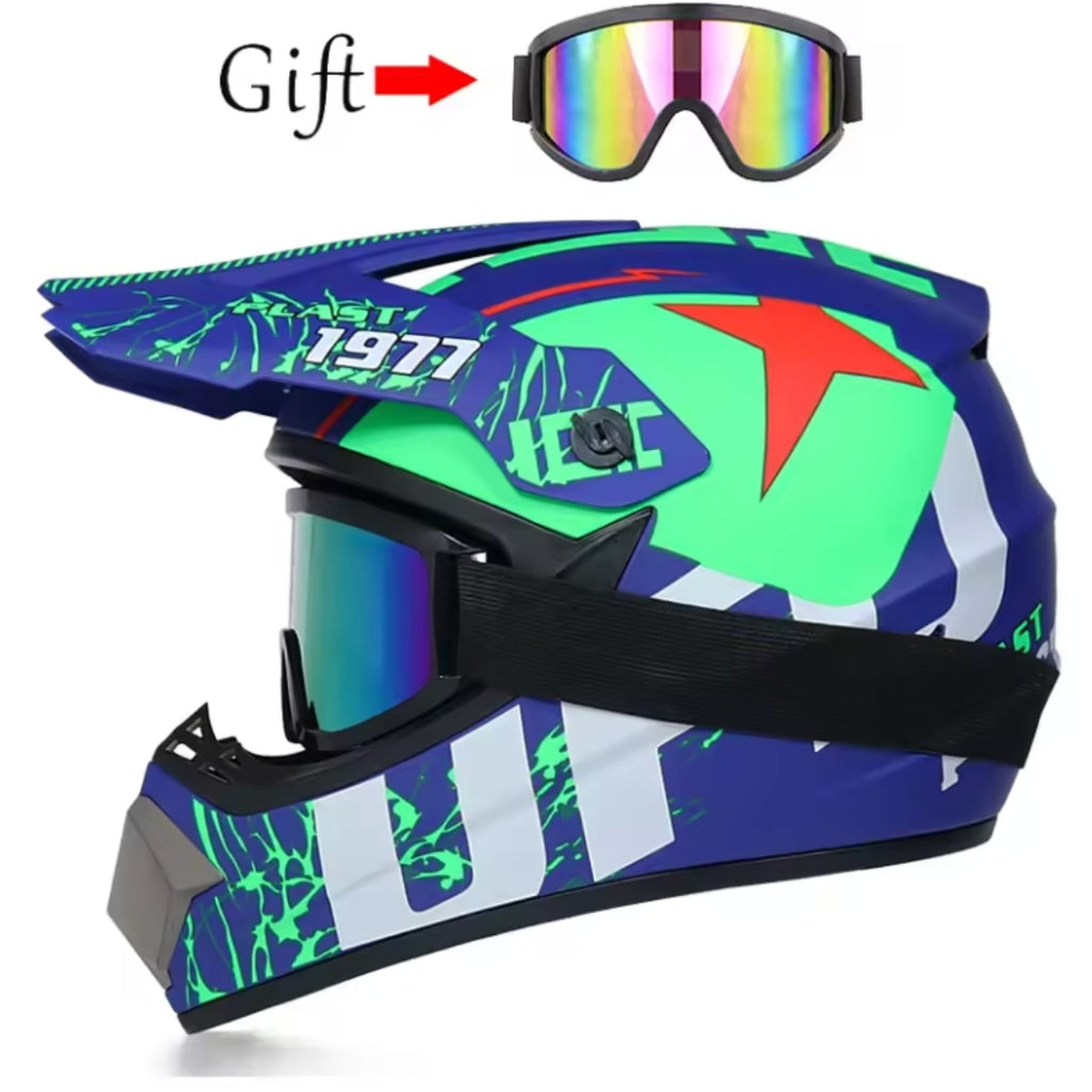 Motorcycle off-road helmet bike downhill