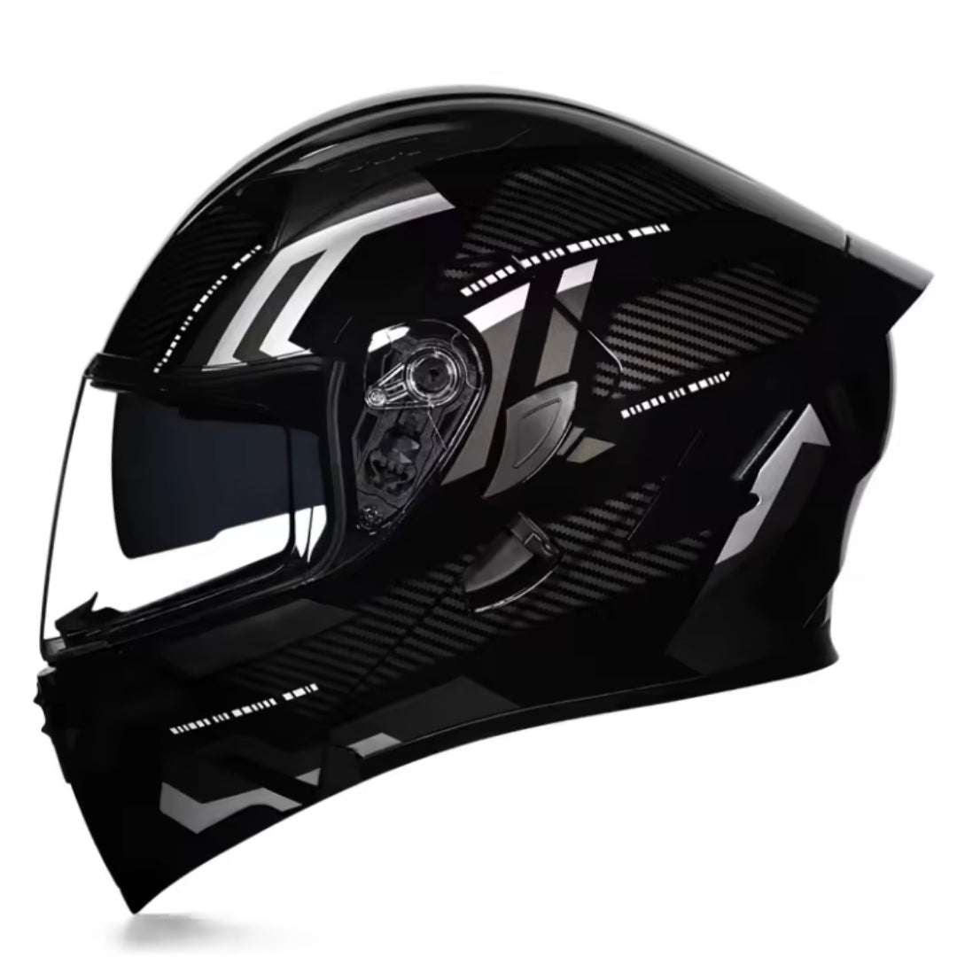 Premium Full-face Motorcycle Helmets Dual Lens Flip