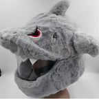 Gray Shark Motorcycle Helmet Cover