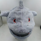 Gray Shark Motorcycle Helmet Cover