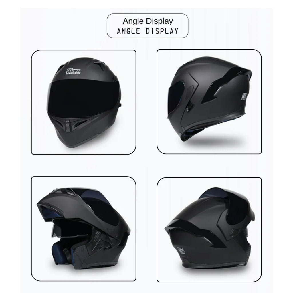 Premium Full-face Motorcycle Helmets Dual Lens Flip