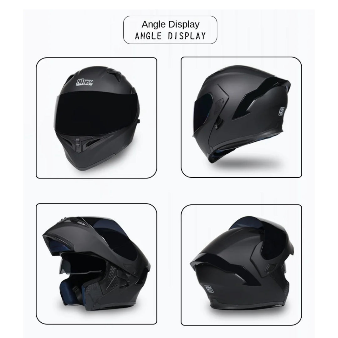 Premium Full-face Motorcycle Helmets Dual Lens Flip