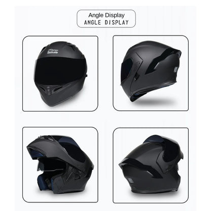 Premium Full-face Motorcycle Helmets Dual Lens Flip
