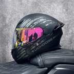DOT Certified Modular Flip-Up Full Face Motorcycle Helmet