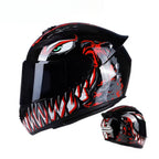 Monster Fang Full Face Motorcycle Helmet