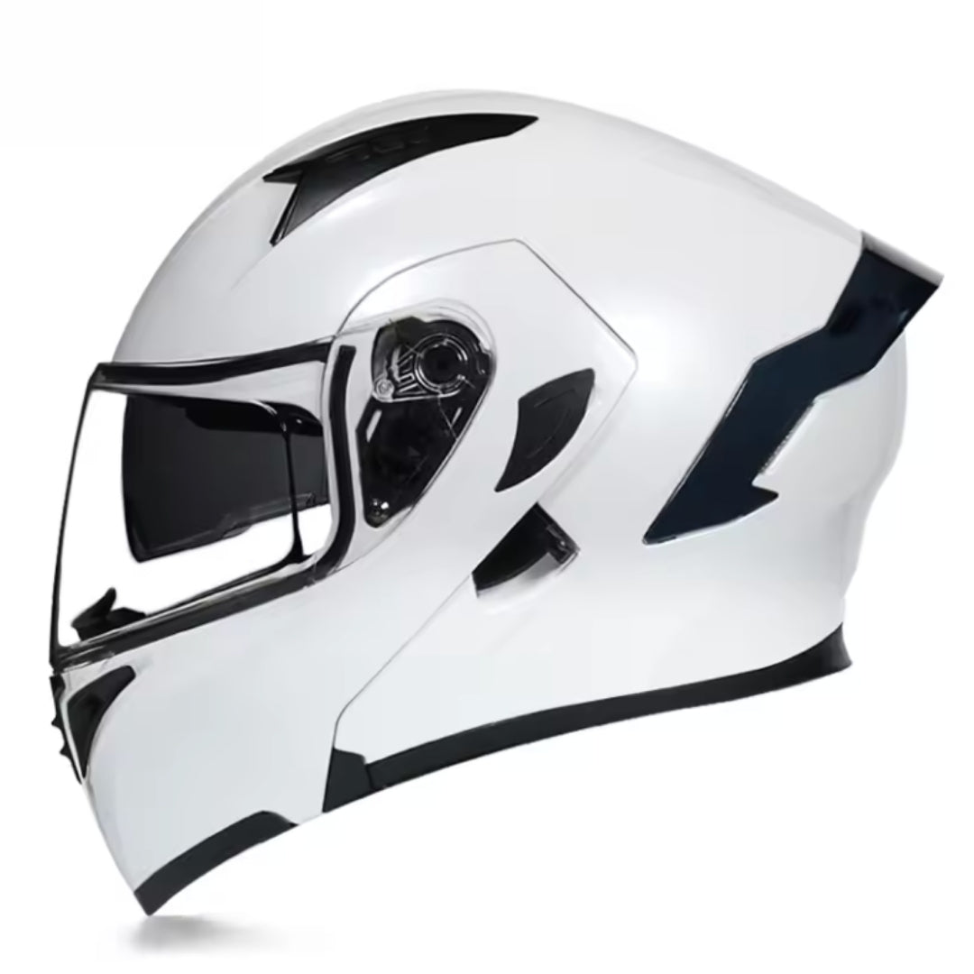Premium Full-face Motorcycle Helmets Dual Lens Flip