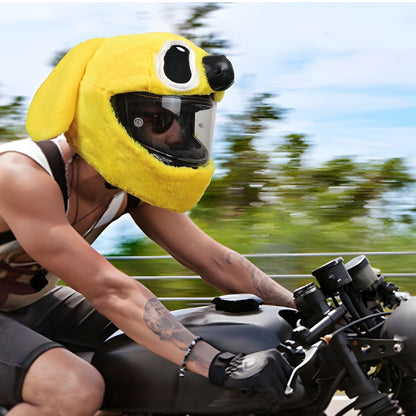 Yellow Stitck Motorcycle Helmet Cover