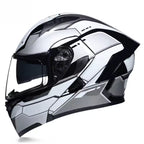 Premium Full-face Motorcycle Helmets Dual Lens Flip