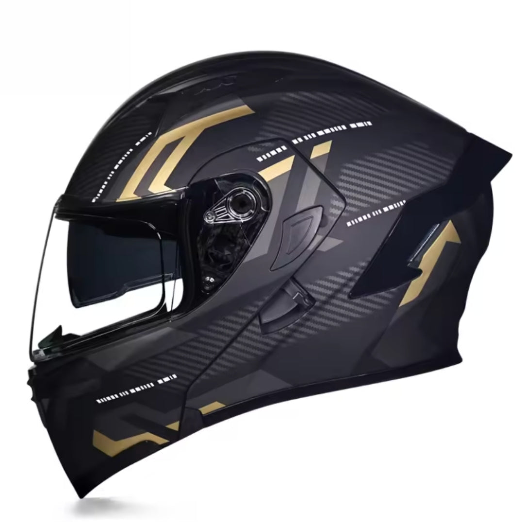 Premium Full-face Motorcycle Helmets Dual Lens Flip