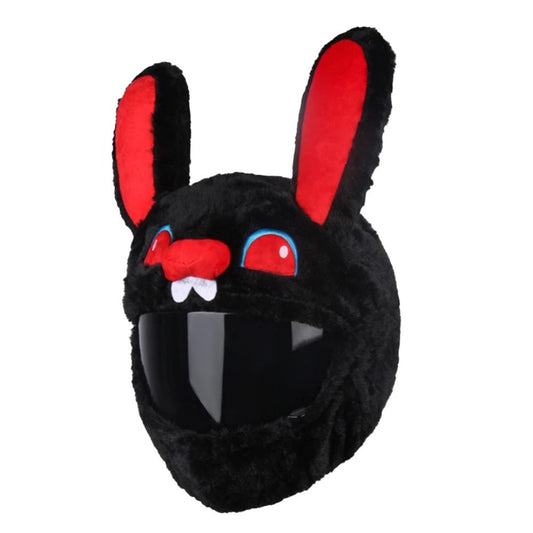 Black Rabbit Motorcycle Helmet Cover