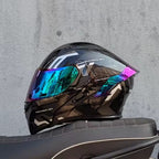 Premium Full-face Motorcycle Helmets Dual Lens Flip