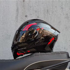 Premium Full-face Motorcycle Helmets Dual Lens Flip