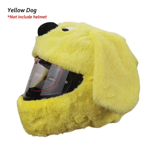 Yellow Dog Motorcycle Helmet Cover