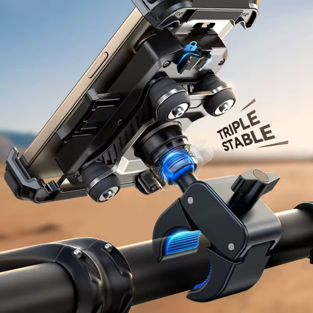 BikerForge Secure-Lock™ Phone Mount