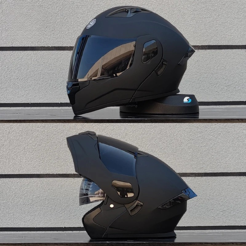 Motorcycle Full Face Modular Flip Helmet DOT Approval