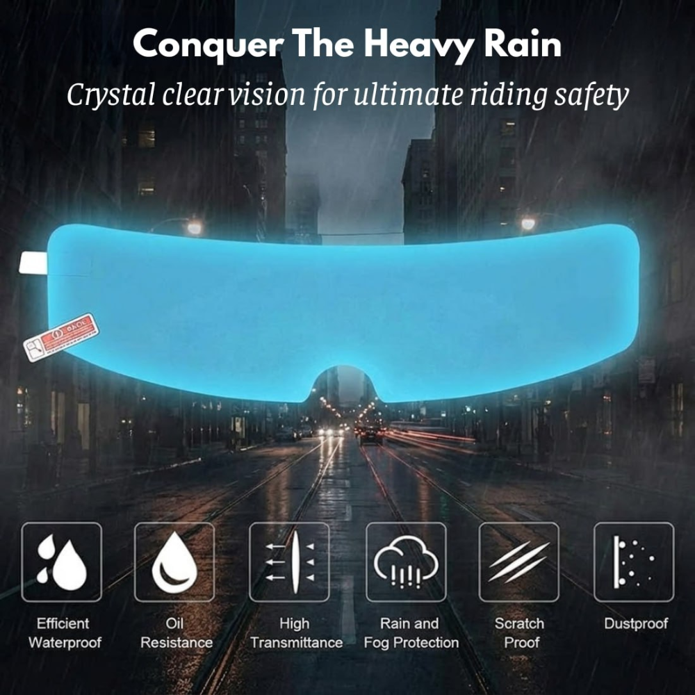 BikerForge™ Anti-Fog & Rainproof Film