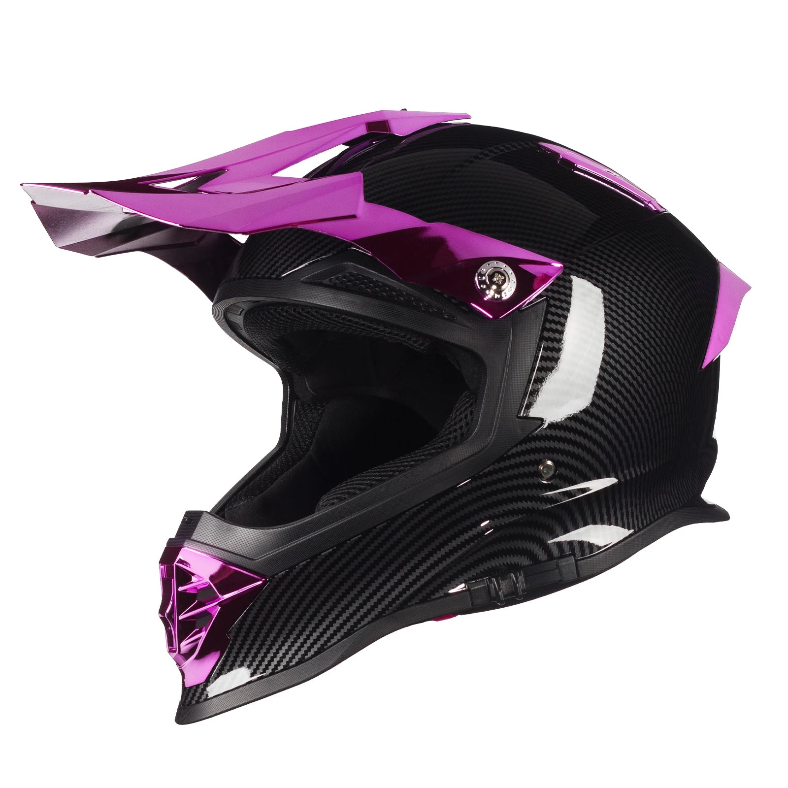 BikerForge Ridge MX Off-Road Helmet — DOT Approved, Goggles Included