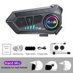 P10 2X Motorcycle Helmet Intercom (2-Rider, 300m, IPS6, BT 5.3)
