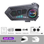 P10 2X Motorcycle Helmet Intercom (2-Rider, 300m, IPS6, BT 5.3)
