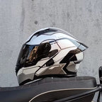 Premium Full-face Motorcycle Helmets Dual Lens Flip