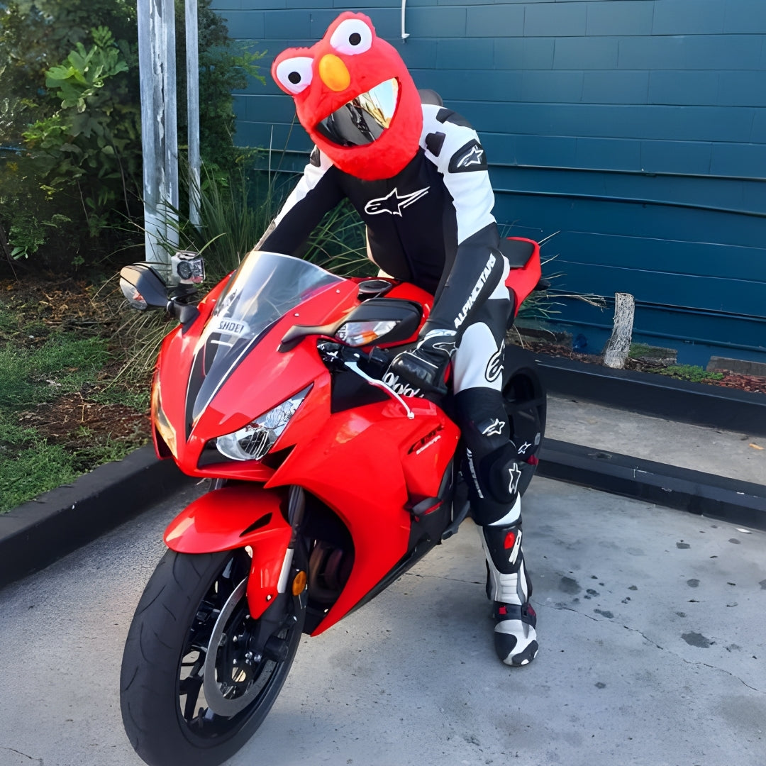 Red Frog Motorcycle Helmet Cover