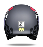 Premium Retro Open-Face Motorcycle Helmet – DOT & ECE Approved