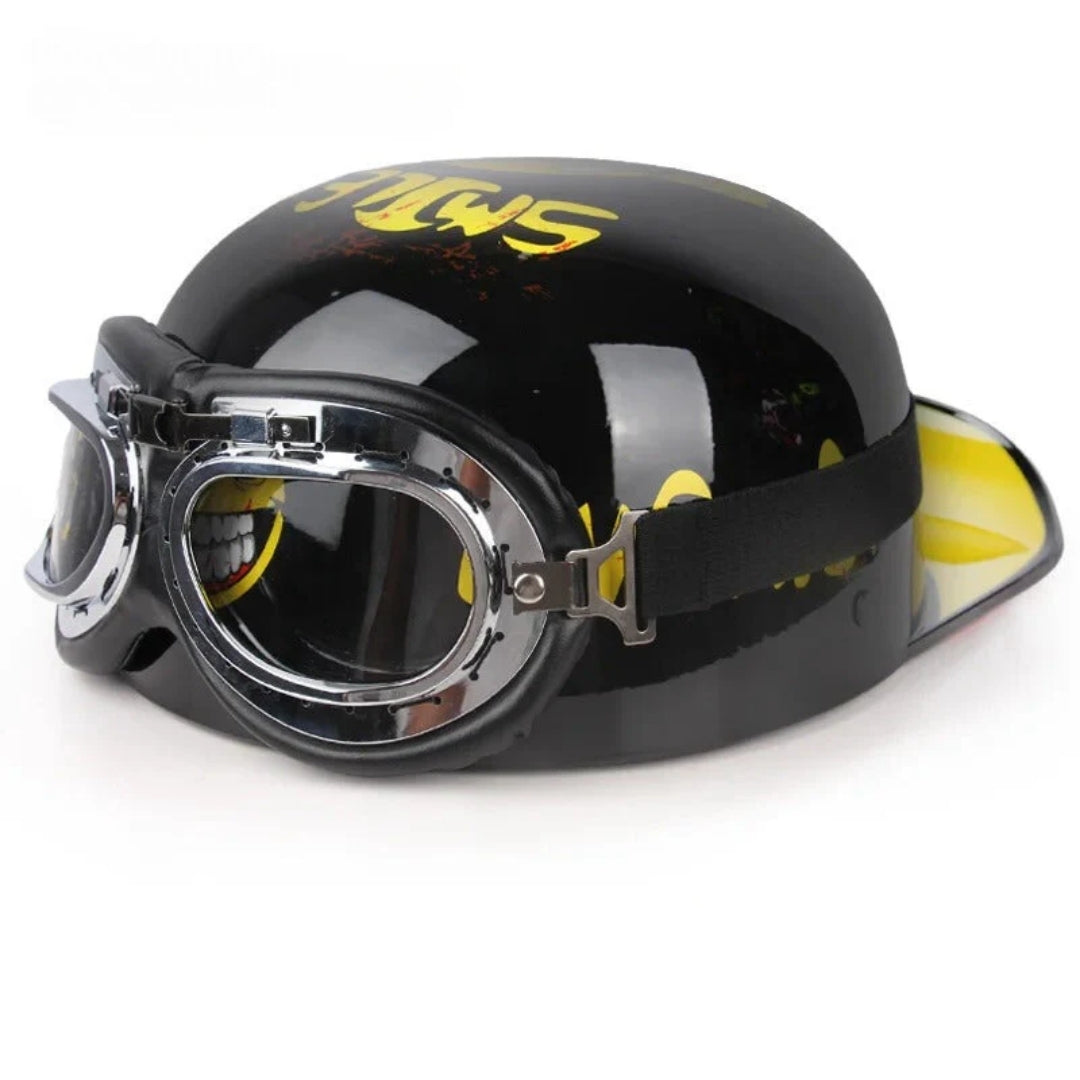 Vintage Half Motorcycle Helmet