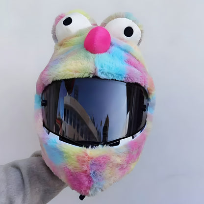 Colorful Frog Motorcycle Helmet Cover