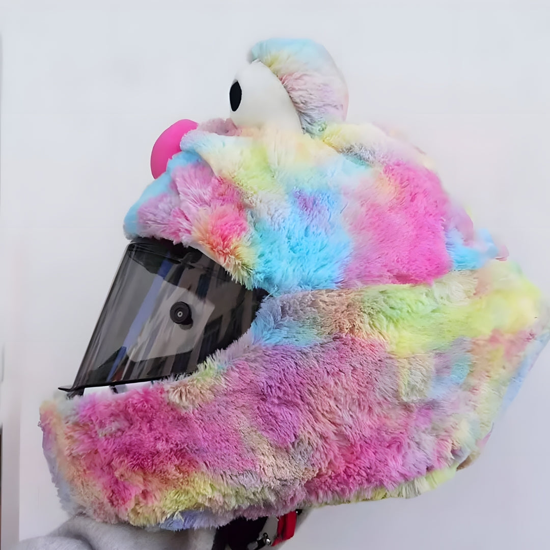 Colorful Frog Motorcycle Helmet Cover