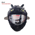 Black Monster Motorcycle Helmet Cover