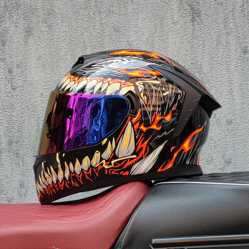 BF-TOP Motorcycle full Face Helmets Moto Racing
