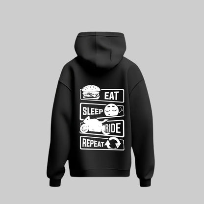 Eat, Sleep, Ride, Repeat Hoodie