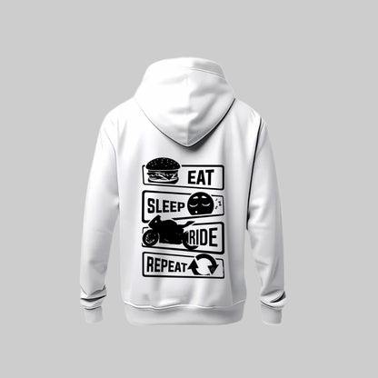 Eat, Sleep, Ride, Repeat Hoodie