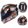 Monster Fang Full Face Motorcycle Helmet