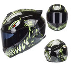 Monster Fang Full Face Motorcycle Helmet