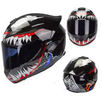 Monster Fang Full Face Motorcycle Helmet