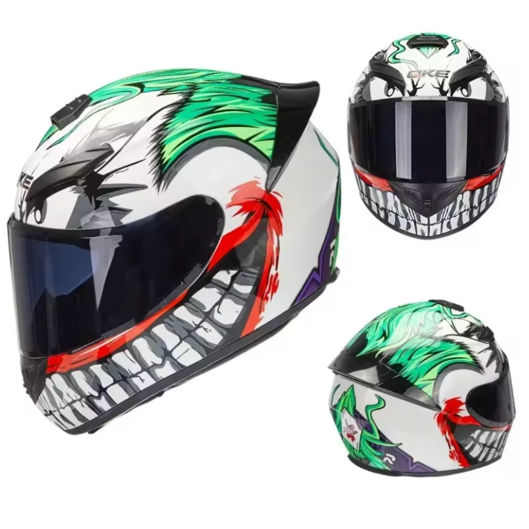 Monster Fang Full Face Motorcycle Helmet