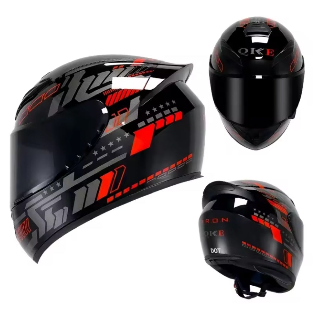 Monster Fang Full Face Motorcycle Helmet