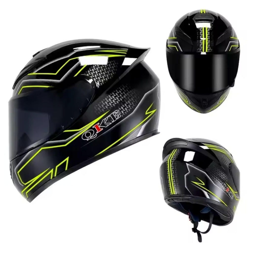 Monster Fang Full Face Motorcycle Helmet