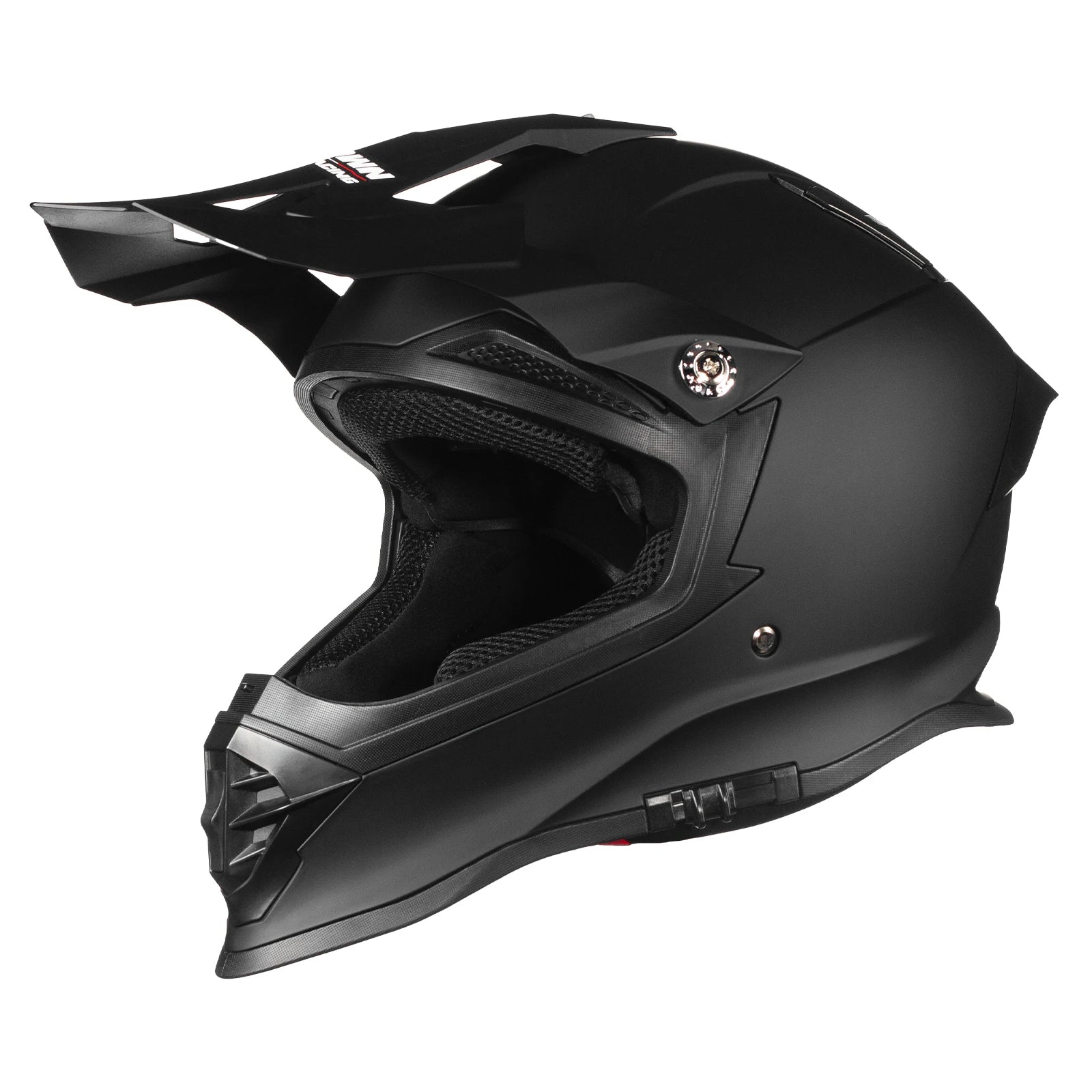 BikerForge Ridge MX Off-Road Helmet — DOT Approved, Goggles Included