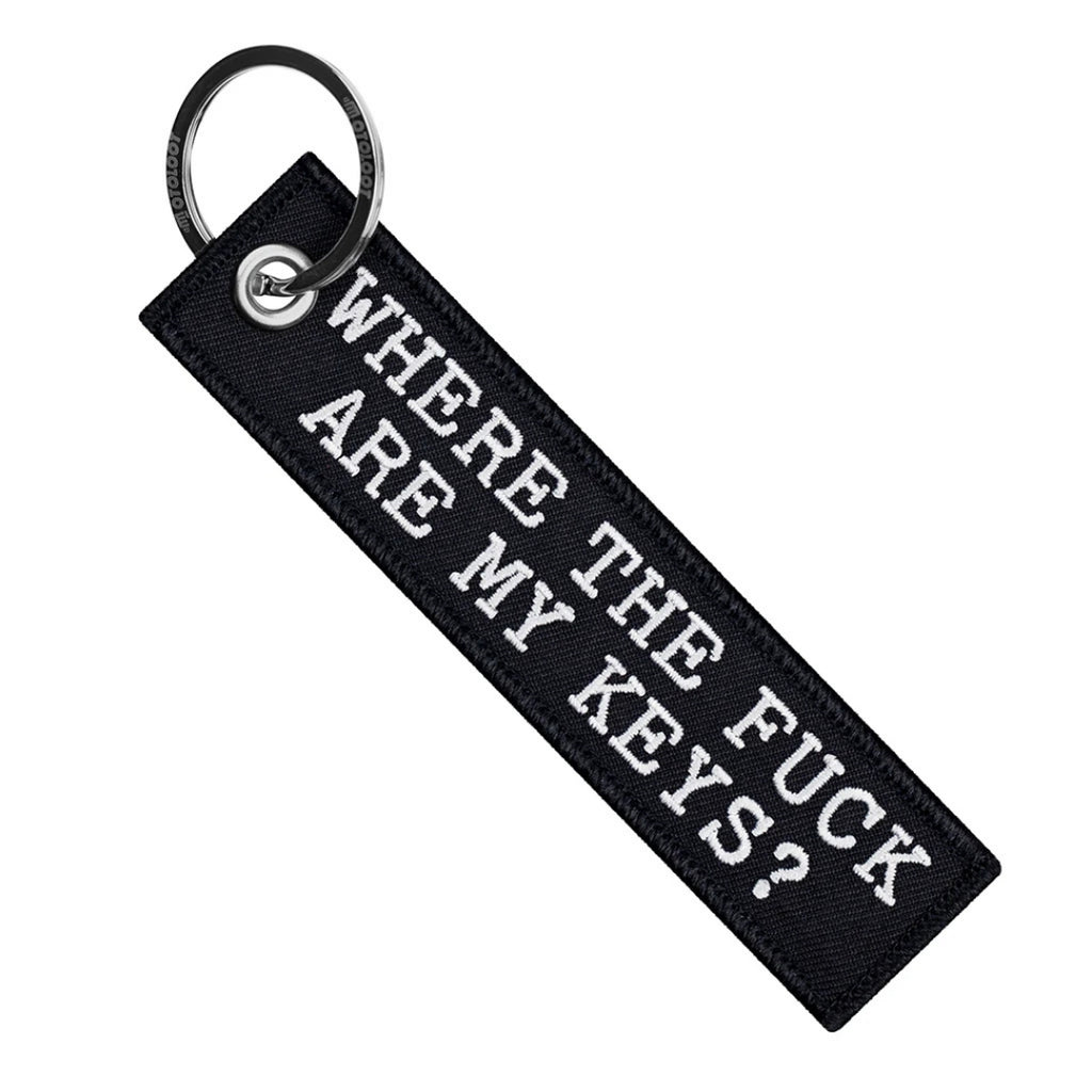 Where The F Are My Keys Keychain