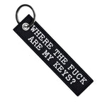 Where The F Are My Keys Keychain