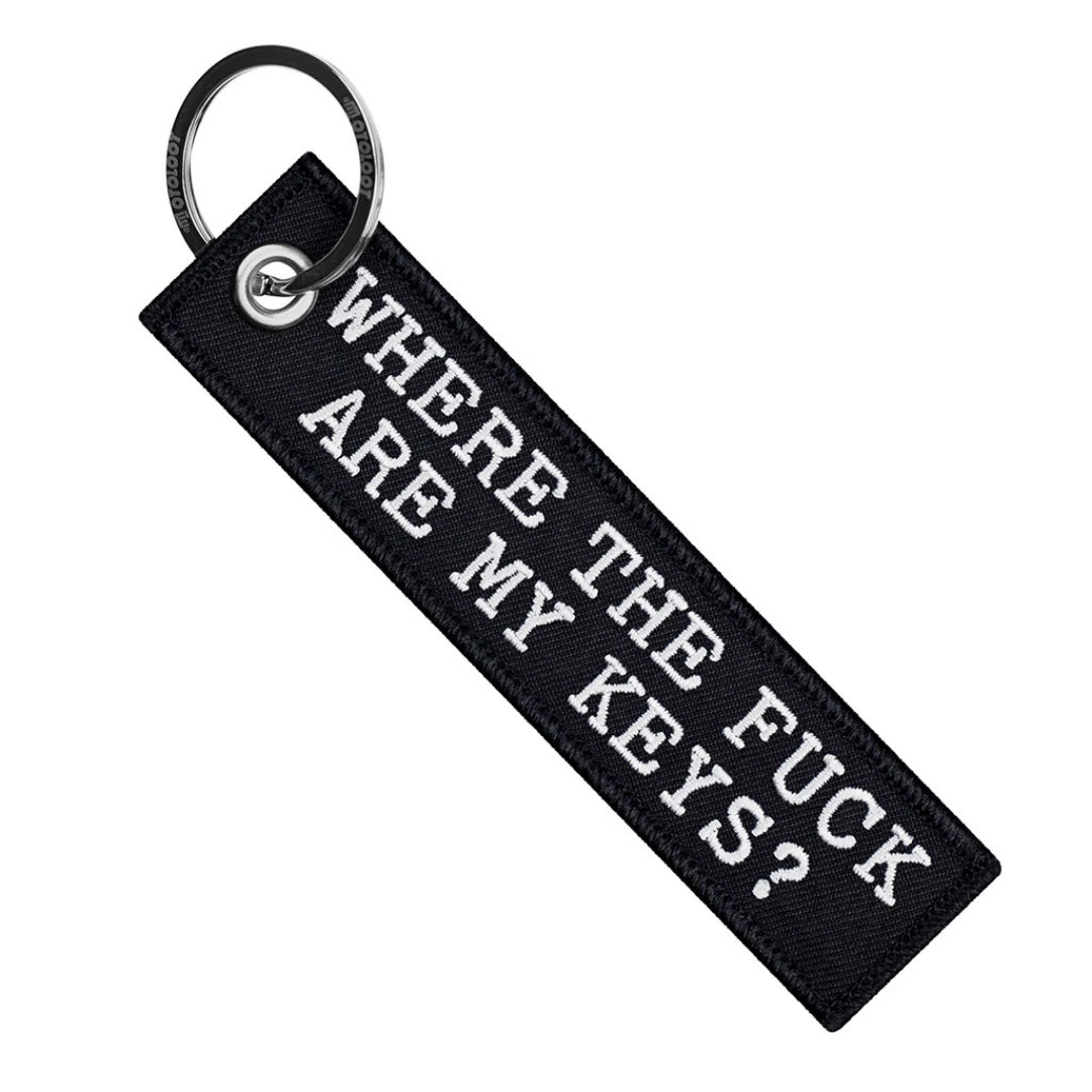 Where The F Are My Keys Keychain